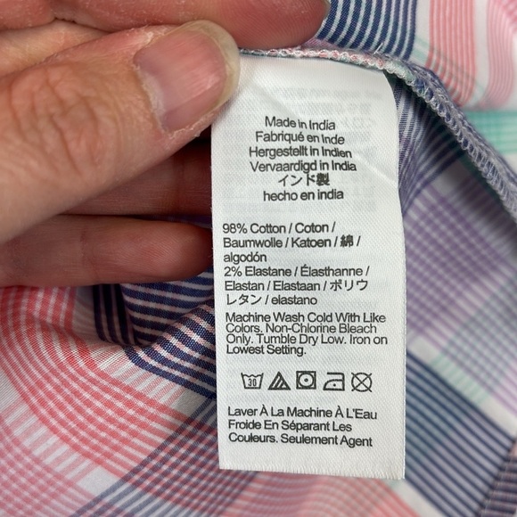 J. Crew plaid bow back halter top sz xs - Picture 6 of 9